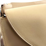 Salvatore Ferragamo Beige Leather Shoulder Bag (Pre-Owned)