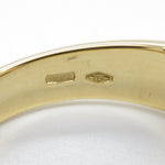 Bvlgari Gold Silver Stainless Steel Yellow Gold (18K) Band Ring (Pre-Owned)