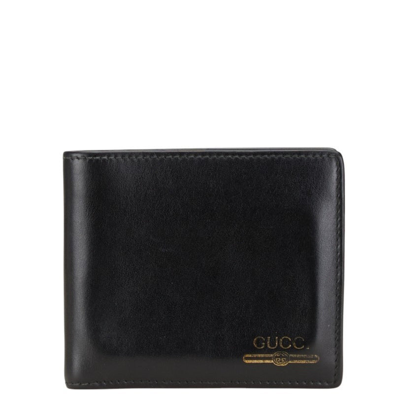 Gucci Black Leather Wallet (Bi-Fold) (Pre-Owned)