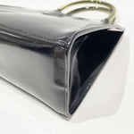 Salvatore Ferragamo Black Leather Handbag Pouch (Pre-Owned)