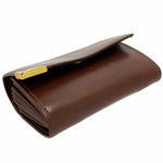 Salvatore Ferragamo Brown Leather Coin Purse/Coin Case (Pre-Owned)