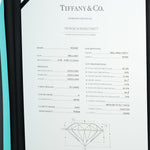 Tiffany Platinum Platinum 950 Band Ring (Pre-Owned)