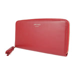 Jimmy Choo Red Color Leather Coin Purse/Coin Case (Pre-Owned)