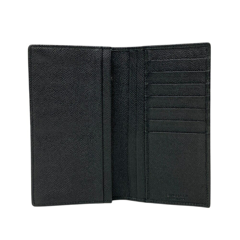 Bvlgari Bvlgari Bvlgari Black Leather Wallet (Bi-Fold) (Pre-Owned)