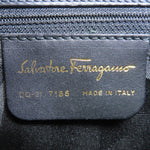 Salvatore Ferragamo Black Leather Handbag (Pre-Owned)