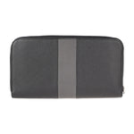 Furla Black Brown Gray Leather Bill Wallet (Bi-Fold) (Pre-Owned)