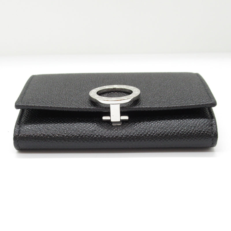 Bvlgari Black Leather Card Wallet