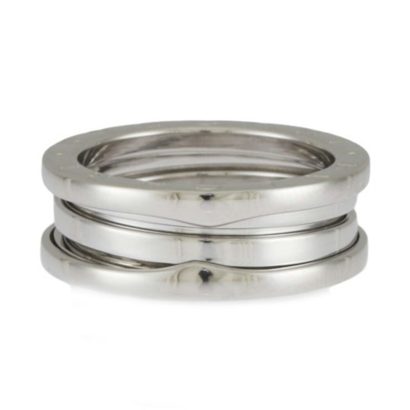 Bvlgari Silver White Gold (18K) Band Ring (Pre-Owned)