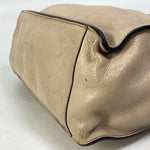 Fendi Beige Leather Shoulder Bag (Pre-Owned)