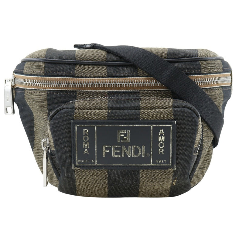 Fendi Brown Nylon Canvas Fanny Pack (Pre-Owned)