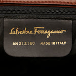 Salvatore Ferragamo Brown Leather Shoulder Bag (Pre-Owned)