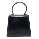 Salvatore Ferragamo Black Leather Shoulder Bag (Pre-Owned)