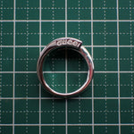 Gucci Silver Sterling Silver 925 Band Ring (Pre-Owned)