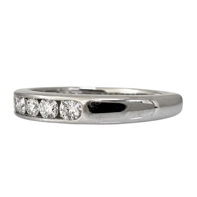 Tiffany Silver Platinum Band Ring (Pre-Owned)