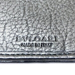 Bvlgari Beige Black Pvc Leather Long Wallet (Bi-Fold) (Pre-Owned)