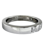 Bvlgari Silver Platinum 950 Band Ring (Pre-Owned)