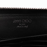 Jimmy Choo Black Leather Long Wallet (Bi-Fold) (Pre-Owned)