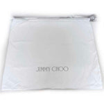 Jimmy Choo Brown White Canvas Leather Tote Bag (Pre-Owned)