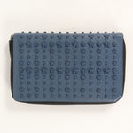 Jimmy Choo Blue Leather Long Wallet (Bi-Fold) (Pre-Owned)