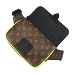 Louis Vuitton Black Brown Monogram Yellow Monogram Fanny Pack Pouch (Pre-Owned)