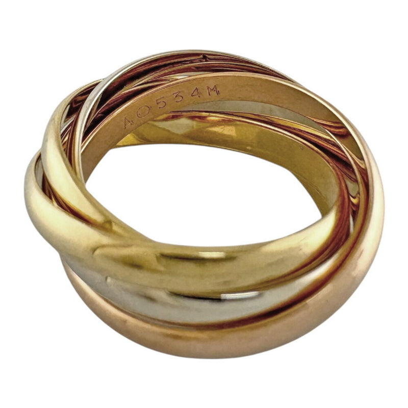 Cartier Gold Pink Gold Silver Pink Gold (18K) White Gold (18K) Yellow Gold (18K) Band Ring (Pre-Owned)