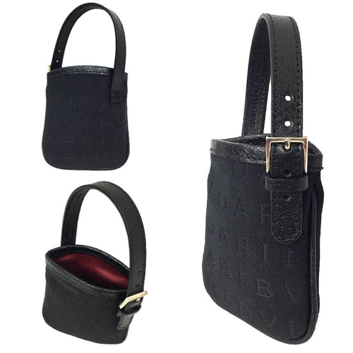 Bvlgari Black Canvas Pouch (Pre-Owned)