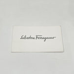 Salvatore Ferragamo Black Leather Handbag Pouch (Pre-Owned)