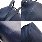 Marc Jacobs Blue Navy Leather Backpack (Pre-Owned)