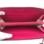 Jimmy Choo Pink Leather Long Wallet (Bi-Fold) (Pre-Owned)