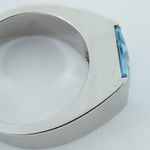 Cartier Blue White Gold (18K) Band Ring (Pre-Owned)