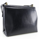 Salvatore Ferragamo Black Leather Shoulder Bag (Pre-Owned)