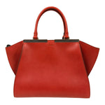 Fendi 3Jours Red Color Leather Shoulder Bag (Pre-Owned)