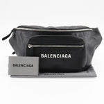 Balenciaga Black Leather Fanny Pack (Pre-Owned)