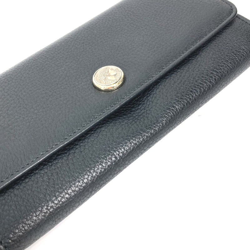 Bvlgari Black Leather Long Wallet (Bi-Fold) (Pre-Owned)