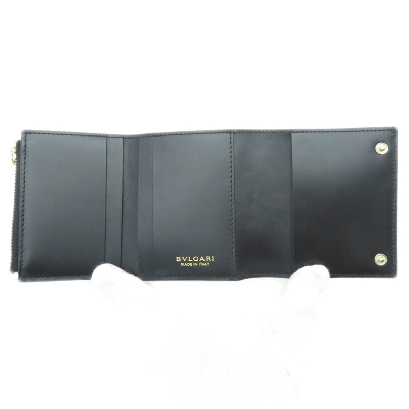 Bvlgari Black Leather Wallet (Bi-Fold) (Pre-Owned)