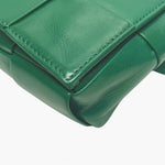 Bottega Veneta Green Leather Fanny Pack Sling Bag (Pre-Owned)