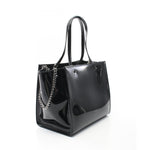 Jimmy Choo Black Patent Leather Tote Bag (Pre-Owned)