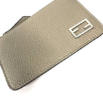 Fendi Beige Leather Coin Purse/Coin Case (Pre-Owned)