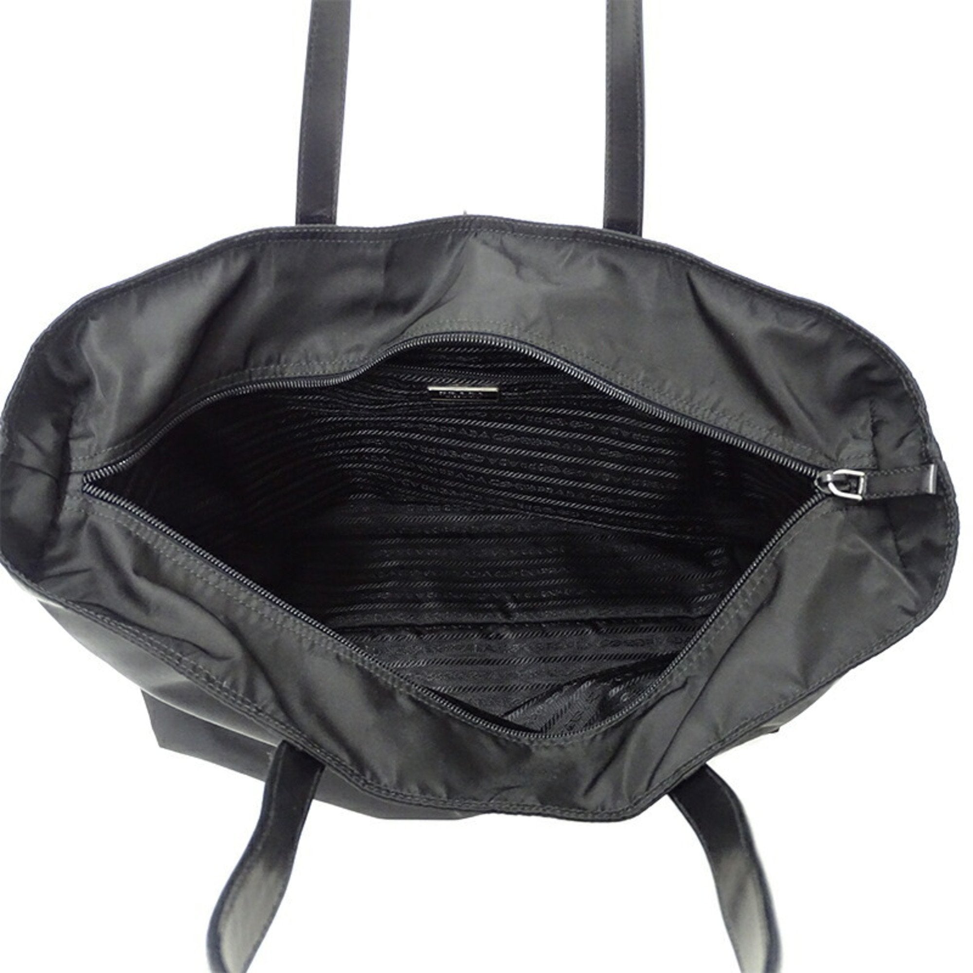 Prada Black Nylon Tote Bag (Pre-Owned)