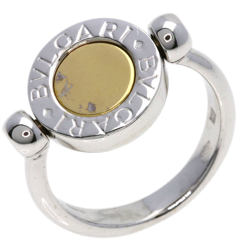 Bvlgari White Gold White Gold (18K) Yellow Gold (18K) Band Ring (Pre-Owned)