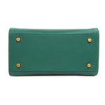 Unspecified Green Leather Handbag (Pre-Owned)