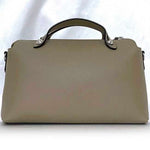 Fendi Beige Leather Handbag Shoulder Bag (Pre-Owned)