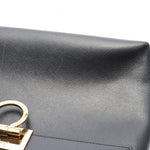 Salvatore Ferragamo Black Leather Handbag (Pre-Owned)