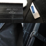 Jimmy Choo Black Leather Long Wallet (Bi-Fold) (Pre-Owned)