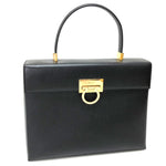 Salvatore Ferragamo Black Leather Handbag (Pre-Owned)