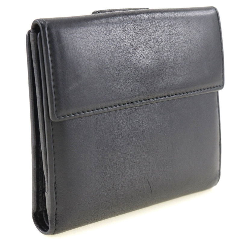 Bvlgari Black Leather Wallet (Bi-Fold) (Pre-Owned)