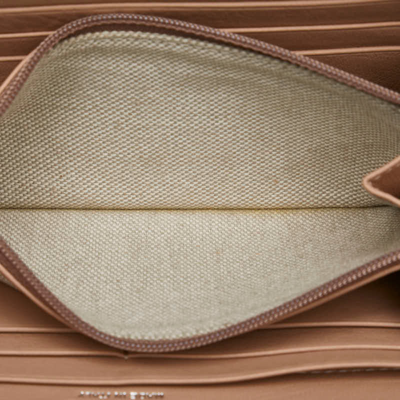 Jimmy Choo Beige Leather Coin Purse/Coin Case (Pre-Owned)