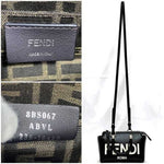 Fendi Black Leather Boston Bag (Pre-Owned)