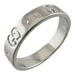 Gucci Silver White Gold (18K) Band Ring (Pre-Owned)