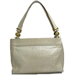 Versace Beige Leather Shoulder Bag (Pre-Owned)